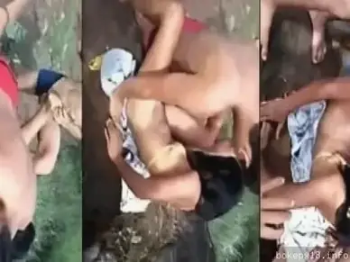 Geng Bajingan Remes Memek Jalang Temen di Hutan Gelap